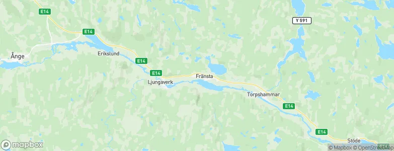 Fränsta, Sweden Map