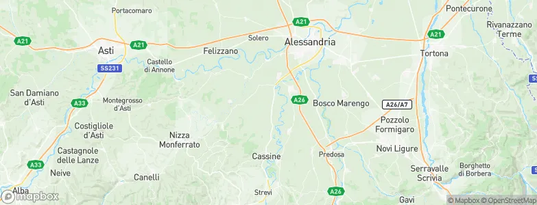 Frascaro, Italy Map
