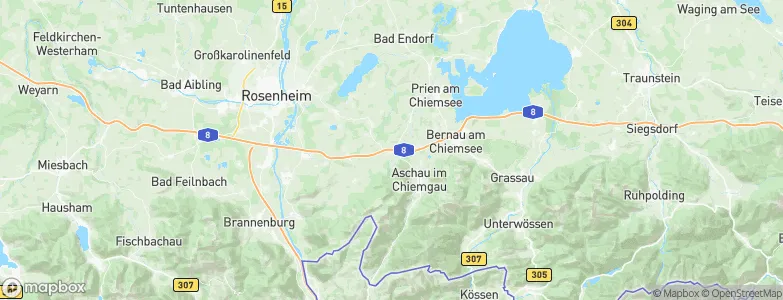 Frasdorf, Germany Map