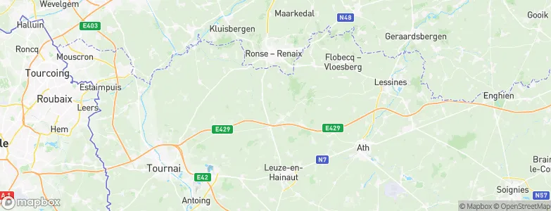 Frasnes-lez-Anvaing, Belgium Map