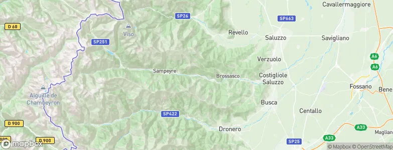 Frassino, Italy Map