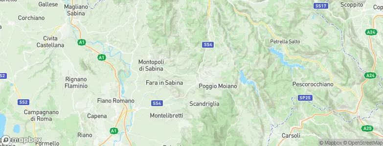 Frasso Sabino, Italy Map