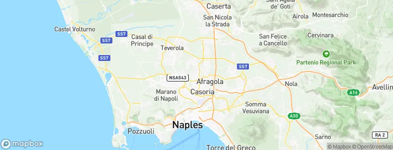Frattamaggiore, Italy Map