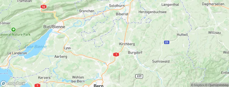 Fraubrunnen, Switzerland Map