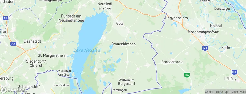 Frauenkirchen, Austria Map