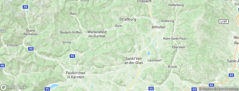 Frauenstein, Austria Map