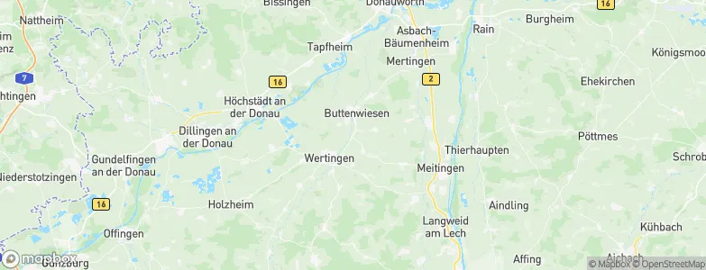 Frauenstetten, Germany Map
