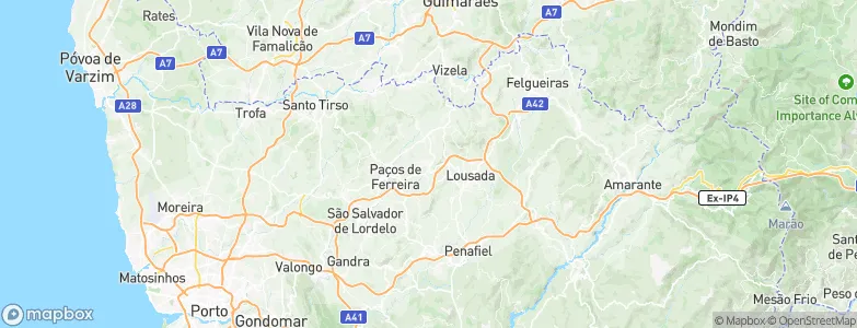 Freamunde, Portugal Map