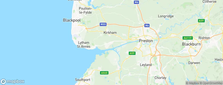 Freckleton, United Kingdom Map