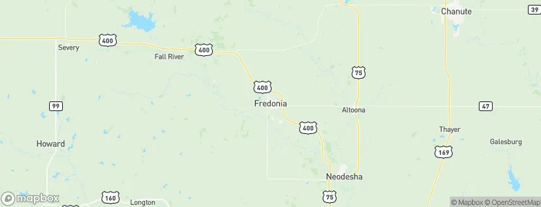 Fredonia, United States Map