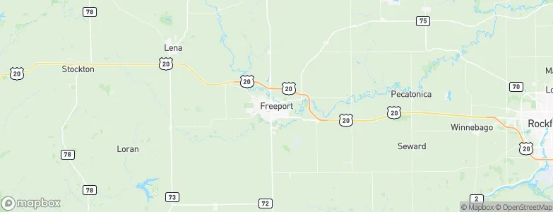 Freeport, United States Map