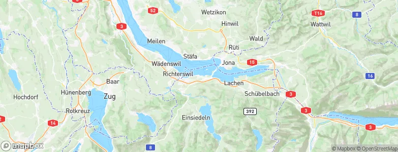 Freienbach, Switzerland Map