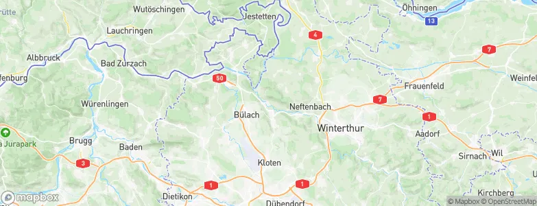Freienstein, Switzerland Map