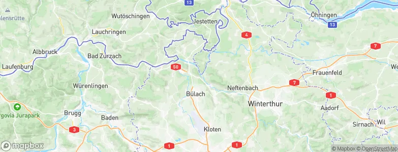 Freienstein-Teufen, Switzerland Map