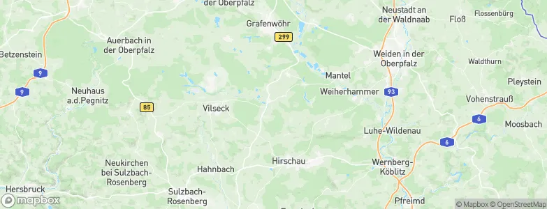 Freihung, Germany Map