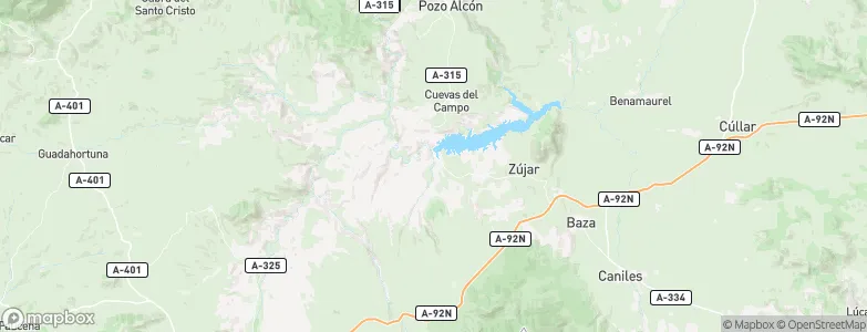 Freila, Spain Map