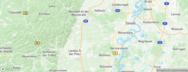 Freimersheim, Germany Map