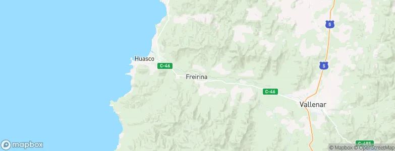 Freirina, Chile Map