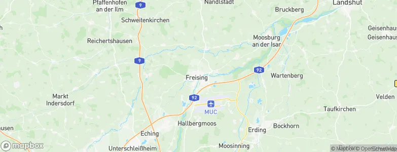 Freising, Germany Map