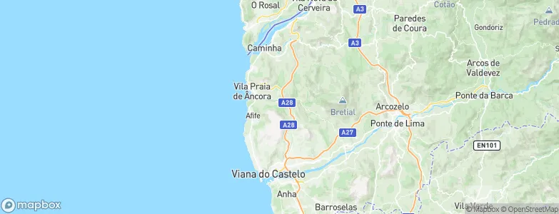 Freixieiro de Soutelo, Portugal Map