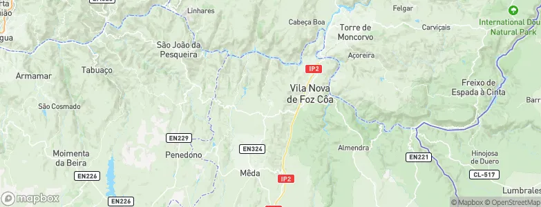 Freixo de Numão, Portugal Map
