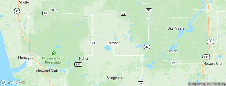 Fremont, United States Map