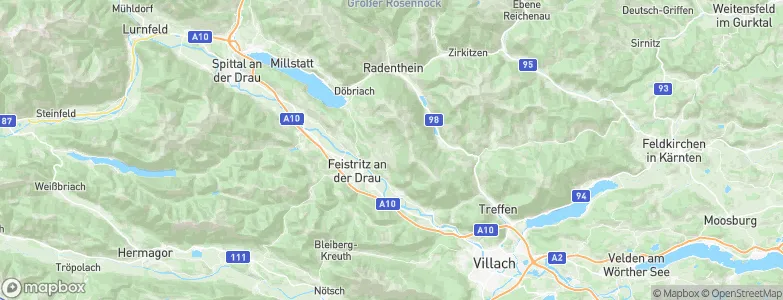Fresach, Austria Map