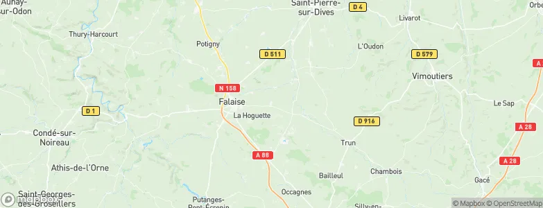 Fresné-la-Mère, France Map