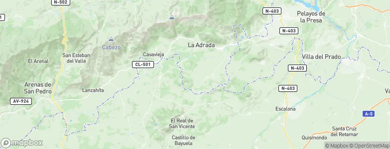Fresnedilla, Spain Map