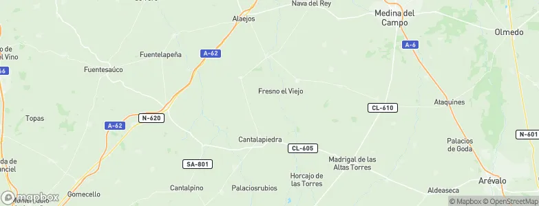 Fresno el Viejo, Spain Map