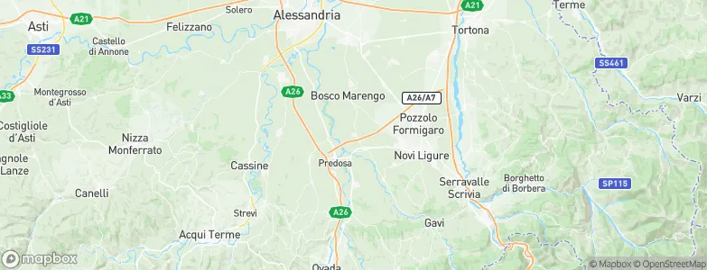Fresonara, Italy Map