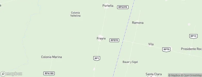 Freyre, Argentina Map