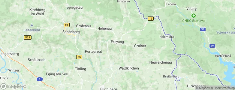 Freyung, Germany Map