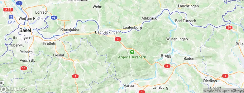 Frick, Switzerland Map