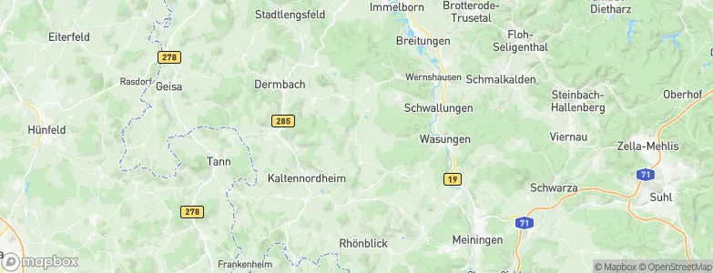 Friedelshausen, Germany Map