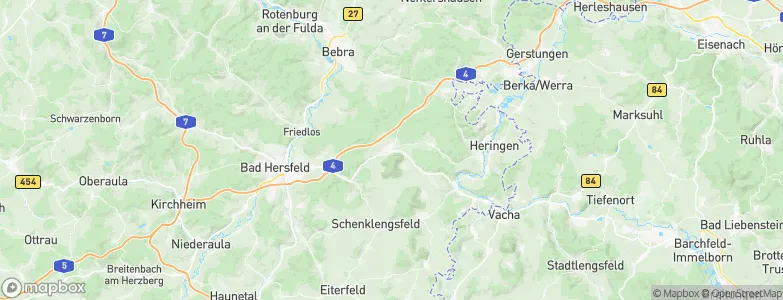 Friedewald, Germany Map