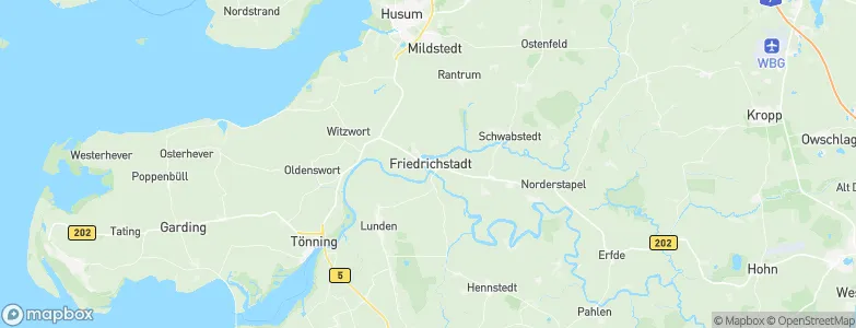 Friedrichstadt, Germany Map