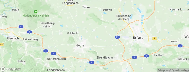 Friemar, Germany Map