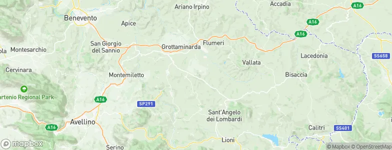 Frigento, Italy Map