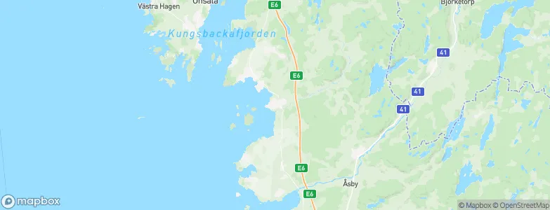 Frillesås, Sweden Map