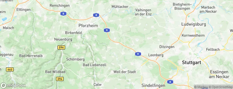 Friolzheim, Germany Map