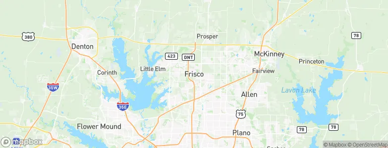 Frisco, United States Map