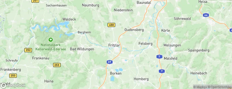 Fritzlar, Germany Map