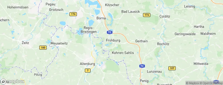 Frohburg, Germany Map