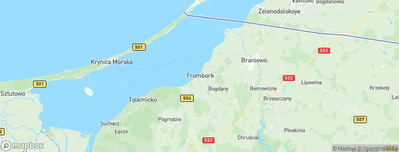 Frombork, Poland Map