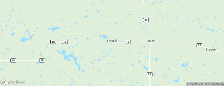 Frontier, Canada Map