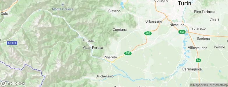 Frossasco, Italy Map