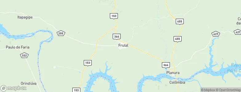 Frutal, Brazil Map