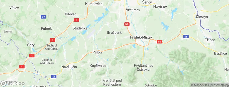 Fryčovice, Czechia Map