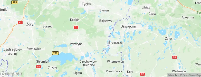 Frydek, Poland Map